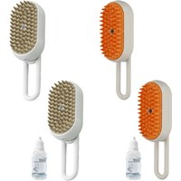 USB Rechargeable Dog Bath Brush Dog Cat Dog Grooming Comb With Electric Water Spray Cat Massage Brush for Short Long Haired Pets