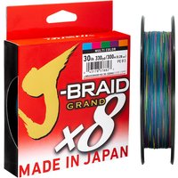 Original DAIWAJ-BRAID GRAND Fishing Line 300M 8 Strands Braided PE Line Fishing Tackle 10 16 20 30 40 60 80 100LB Made in Japan