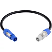 3×1..5mm² PowerCon 12AWG Extension Cable 3FT/1M - Heavy-Duty AC Power Cord, DMX512 Compatible, for LED Stage Lighting,Pro Audio