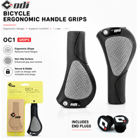 Poignées de vélo ODI OC1 Lock-On 22,2 mm, ergonomiques, avec large coussinet pour la paume, antidérapantes, en caoutchouc, pour VTT, vélo pliant, pièces de vélo