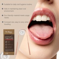 1/2/3pcs Stainless Steel Tongue Scraper Tongue Cleaning Brush Remove Mouth Odor Improve Bad Breath Keep Fresh Oral Hygiene Tools