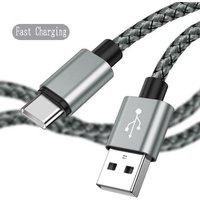 3A USB A to Type C Cable Nylon Braided High-Speed Data Cable USb C Fast Charger Cable Suitable For Xiaomi Samsung Huawei USB C