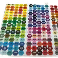 291 All Color Stickers DIY Puzzle Accessories Puzzle Beads Hot Melt Beans Full Color Stickers DIY Handmade Accessories