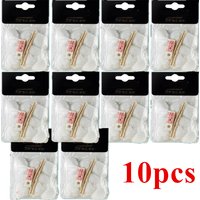 10Set Replacement Repair Upgrade Accessories Oil Absorbent Cotton Core Wicks Cotton Pad Kit For Zippo Zorro Gas Lighter Insert