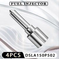 DSLA150P502 4Pcs * Fuel Injection Nozzles of Flat Head White Needle in Common Rail System Suit For 0432193806 Injector YF1228