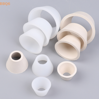 *9Pcs Suction Bottle Mat Rubber Filter Cone Smooth Stopper Filtration Assemblies Adapter Tapered Silicone Stopper Funnel