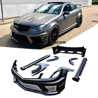 W204 C63 Sedan Coupe Black Series Body Kit C200 C250 C63 Coupe Body Kit Perfect Fitment 2011+ for