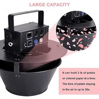 Electric Confetti Launcher Portable Hanging Swirl Rotatable Petal Blower Stage Floating Automatic Color Paper Machine