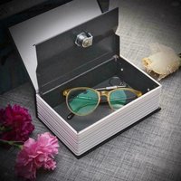 Bank Savings Bank Secret Stash Booksafe Key Box With Lock Dictionary Hollow Book Safe Diversion Metal Box Simulated Book Safe