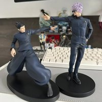 18cm Jujutsu Kaisen Action Figure Satoru Gojo & Geto Suguru Anime Collectible Noodle Stopper PVC Model Toy for Adults