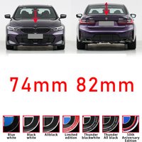 1/2Pcs 74mm 82mm Car Logo Front Hood Rear Trunk Emblem Accessories For E46 E36 E34 F10 E90 F30 E60 F30 E53 E30 E92 E87 X1 X3 X5