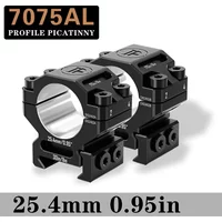 Discovery 25.4mm Scope Ring Rings for Picatinny Rail Cnc 7075 Aviation Aluminum Hunting Acessories Mounting Ring for Outdoor