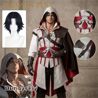 Creed Ezio Hot Creedes Cosplay Costume Ezioes Assang Connoring Sweater Pants Coat Halloween Set For Man Women Custom Made Party