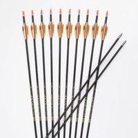 12pcs PANDARUS Arrows ID4.2mm 30inch Spine350-1500 for Archery Hunting Shooting