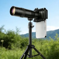 APEXEL 30x Ultra Telephoto Lens Monocular Universal Phone Professional Telescope with Tripod for Travel Camping Bird-watching