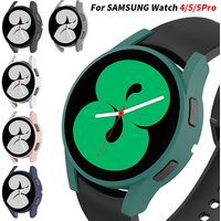 Case for Samsung Watch 4 40mm 44mm 42mm 46mm Hard PC Frame Bumper Shell Protective Cover for Galaxy Watch 5/5pro 45mm 44mm 40mm