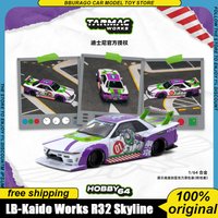Pre-Sale Tarmac Works 1:64 Lb-Kaido Works Nissan Skyline R32 Buzz Lightyear Officially Licensed Diecast Car Model Toys Ornaments