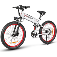 AliExpress NONE SAMEBIKE LO26 PLUS E-bike 1000W Powerful Motor 48V15AH Lithium Battery Adult Foldable E-bike 26-inch Tires City Commuter E-bike
