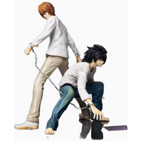 22cm DEATH NOTE Yagami Light L·Lawliet L Lawliet Anime Figurine Action Figure Toys Doll Christmas Gift