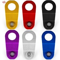 Aluminum Car Radiator Stay Bracket for Honda Civic EK 2000 Purple Tank Bracket Racing Refrigeration Bracket Car Radiator Stay