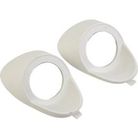 2Pcs Car Audio A Pillar Tweeter Speaker 2-way Bracket Adapter 2.5 Inch Plastic Tweeter Bracket Adapter Ring Car Accessories