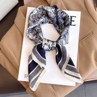 1PCS New Literary Fashionable Bandana Simulation Silk 70*70cm Temperament Square Scarves Women Spring/Summer Soft Satin Scarf