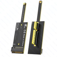 RAGEER PCIe 4.0 x4 to NVMe Expansion Card 64Gbps Flat Obstruction-Free Mini Design for M.2 2280 SSD PCIe x4/x8/x16 Slots