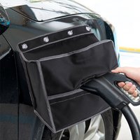 EV Car Charger Rain Port Cover Waterproof Outdoor 600D Oxford Cloth Electric Sun UV Resistance All Weather Protection Black