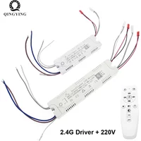 1pcs 2.4G Intelligent LED Driver +220V RF Remote & APP Control 220mA Dimming Lighting Transformer 25-40W 37-50W 37-60W X2 X4 X6