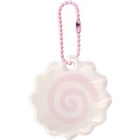 Handmade Acrylic Pink Squid Roll Charm Keychains Lovely Ornament Keyring Backpack Handbag Charm Pendant Keys Holder