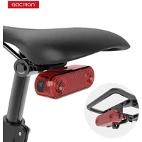 GACIRON 200LM Bicycle Rear Cargo Rack Light Bike Smart Intelligent Brake Tail Light LED Warning Taillight 1200mAh Rechargeable