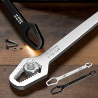 Universal Double-Ended Ratchet Wrench 3-17mm Self-Tightening Adjustable Spanner Mixed Keys Tools for Car Motorcycle Repair