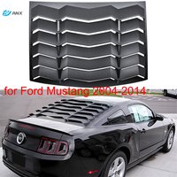 Rear Window Louver for Ford Mustang 2004 2005 2006 2007 2008 2009 2010 2011 2012 2013 2014 Matte Black Car Exterior Accessories
