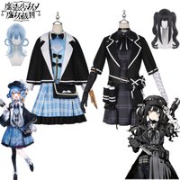 Tachibana Sherry Kurobe Nanoka Cosplay Costume Magical Girl Witch Trials Detective Sniper Outfit Full Set for Women Halloween