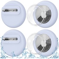 Full Cover Cases With Safety Pins For Apple Airtag GPS Tracker 360 Degree Case Waterproof Shell For Kid Elderly Luggage Clothing