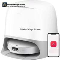 2026 Latest Roborock Qrevo Curv Vacuum Cleaner with Mop 22000Pa Suction Dual Anti-Tangle LDS Navigation Warm Water