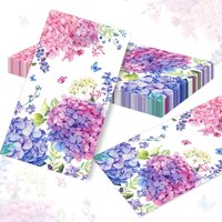 20Pcs Pink Purple Floral Napkins Sage Green Napkins Patterned Disposable Serviettes for Green Birthday Baby Shower Bridal Shower