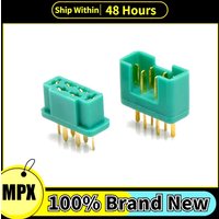 MPX M6 6 Pin Male Female Plug Connector Gold Plating Plug For RC Glider Plane Drone Toys DIY Tool Parts
