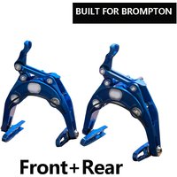 Dedicated brake calipers for Brompton, EEG4 long-arm brakes, lightweight CNC-machined 7075 aluminum alloy with high rigidity