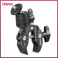 Ulanzi R099 Super Clamp with 360° Mini Ball Head Quick Release Clamp Bracket Tripod Mount 1/4 Screw Clip for Gopro DSLR Camera