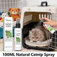 Yegbong Catnip Spray Effectively Alleviating Cat Anxiety Tension Enhance Pet Vitality Stimulate Cats’ Fun Edible Cat Mint Spray