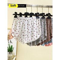 Loose Modal Cotton Shorts Women's Summer Thin Five-Point Home Pants Large Size Base Pants Cotton Air Conditioned Sleepwear