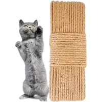 10m Natural Jute Rope, Cat Scratching Hemp Twine, Furniture Protector Cord for Cat Claw Sharpening