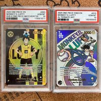 2025 DIY OPCG English Version Baseball MONKEY D. LUFFY Rating Card Football Self Made Copy Anime Collection Cards Gift Toy