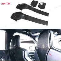 High quality Carbon Fiber Car Inner Seat Back Covers Trims for BMW M3 M4 F80 F82 F83 Sedan Coupe 2014-2020 Seat Back body kit