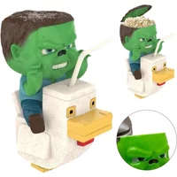 Creative Popcorn Container New Popcorn Bucket Cup Combo Set Children's Cartoon Water Cup Collectible Birthday Ornament Gift