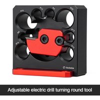 8 holes Electric Drill Milling Solid Wood Round Rod Tool Dowel Maker Jig Wooden Cylindrical Manufacturing Lathe Woodworking Tool