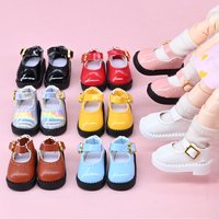 Multiple Colour Obitsu Doll Mary Jane Shoes Dolls Accessories Bjd Doll Leather Shoes Toys For Ddf Body9 1/12 Bjd Gsc Doll