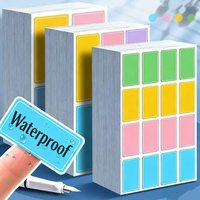Waterproof Colorful Self Adhesive Assorted Stickers Removable Label Stickers Name Tag Bottle File Document School Supplies