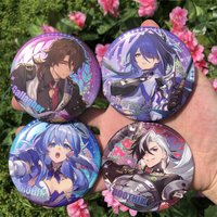 Honkai: Star Rail Aventurine Boothill Acheron Gallagher Jade Badge Cosplay Costumes Game Anime Accessories Pendant
